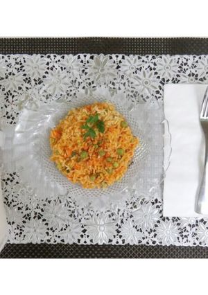 Una foto de Arroz rojo