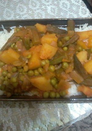 صورة لوصفة ايدام البامية الحار🔥 لذيذ جدا مع الأرز الهندي 😋