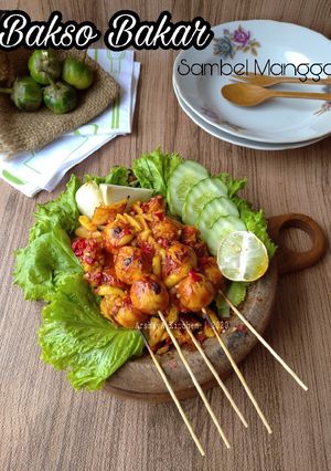 Foto resep Bakso Bakar Sambel Mangga