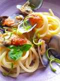 Spaghettoni alle vongole e lime