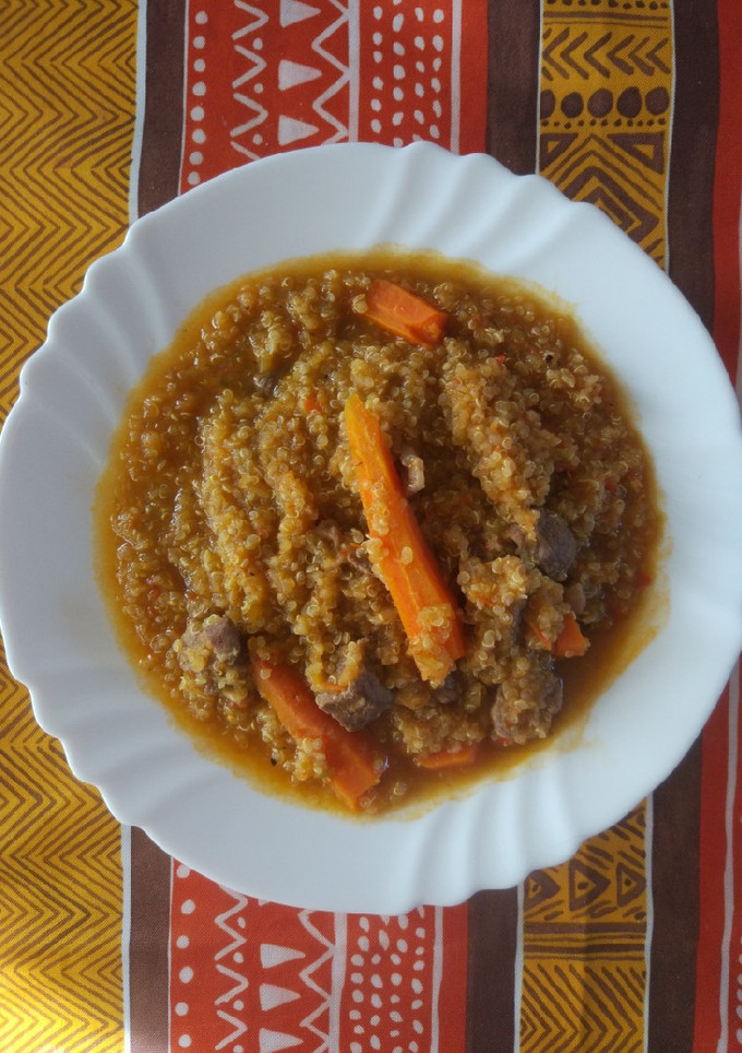 Una foto de Estofado de quinoa con ternera