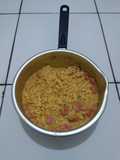 Indomie Ayam bawang keju ft ciki ball