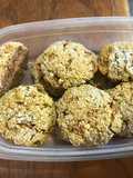 Cookies de avena y coco