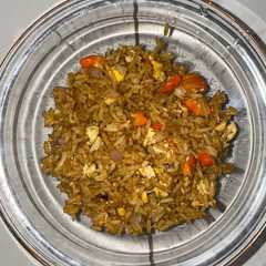 A picture of Nasi Goreng Simple.