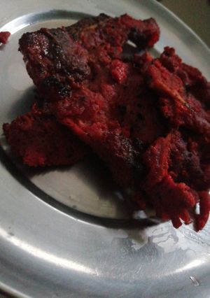 A picture of Barbecue T-bone steak.