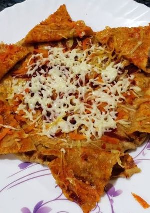 वेजिटेबल स्टफ चीज़ पराठा (Vegetable stuff cheese paratha recipe in Hindi) रेसिपी मुख्य फोटो