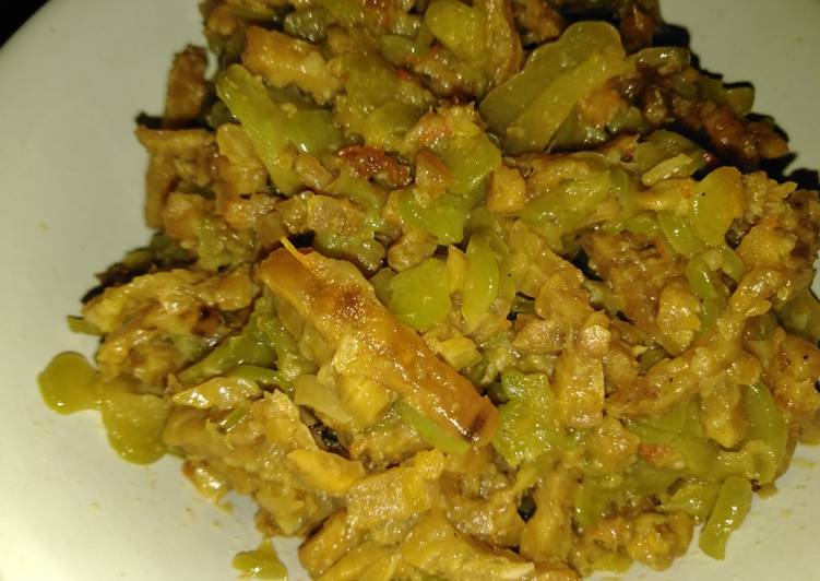 Tumis Pare Tempe No Pait2