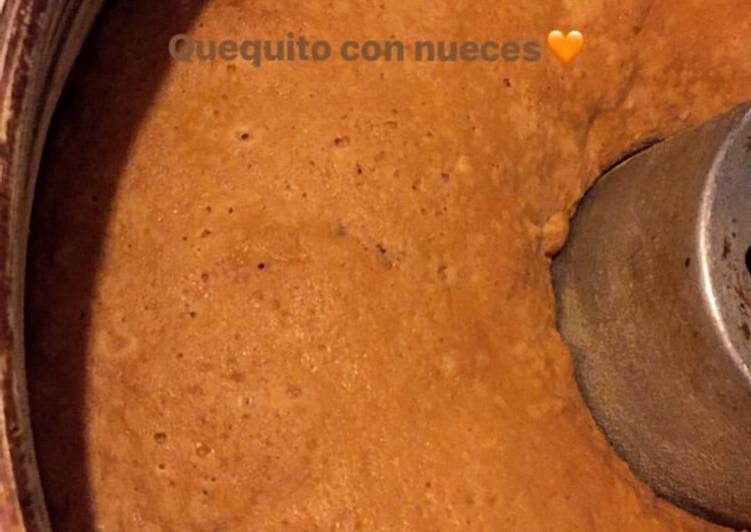 Queque con nueces y naranja🧡