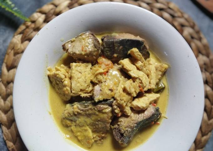 Resep Gulai Masin Ikan Tongkol Tempe Khas Minangkabau Oleh Farhah Cookpad