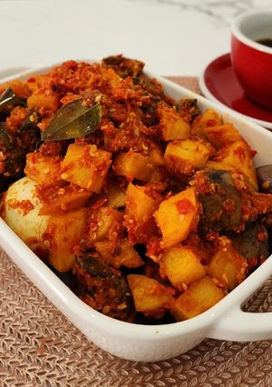 Foto resep Balado isi komplit tapi simple