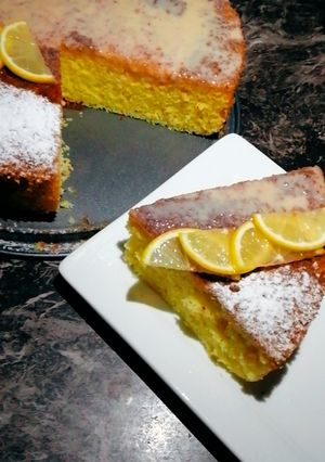 صورة لوصفة كيكة الليمون 🍋