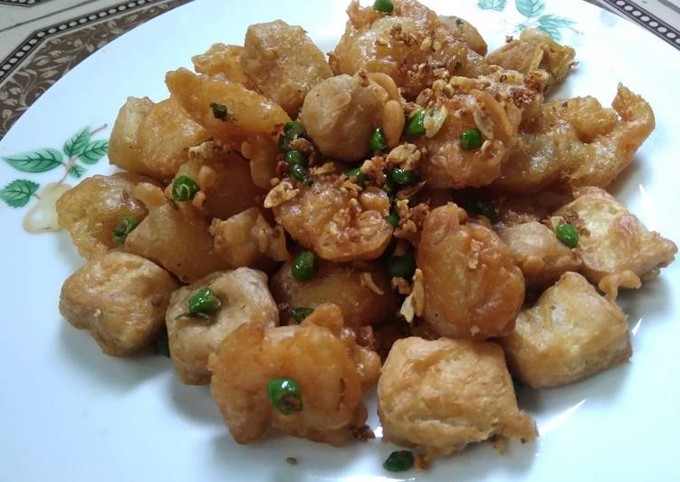 Rahasia Bikin Tahu Crispy Cabai Bawang, Sempurna