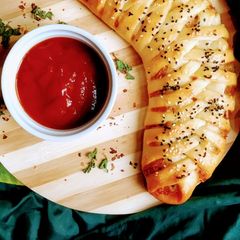 A picture of Chicken bread.