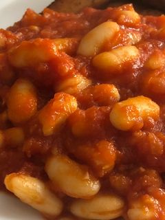 Una foto de Baked beans
