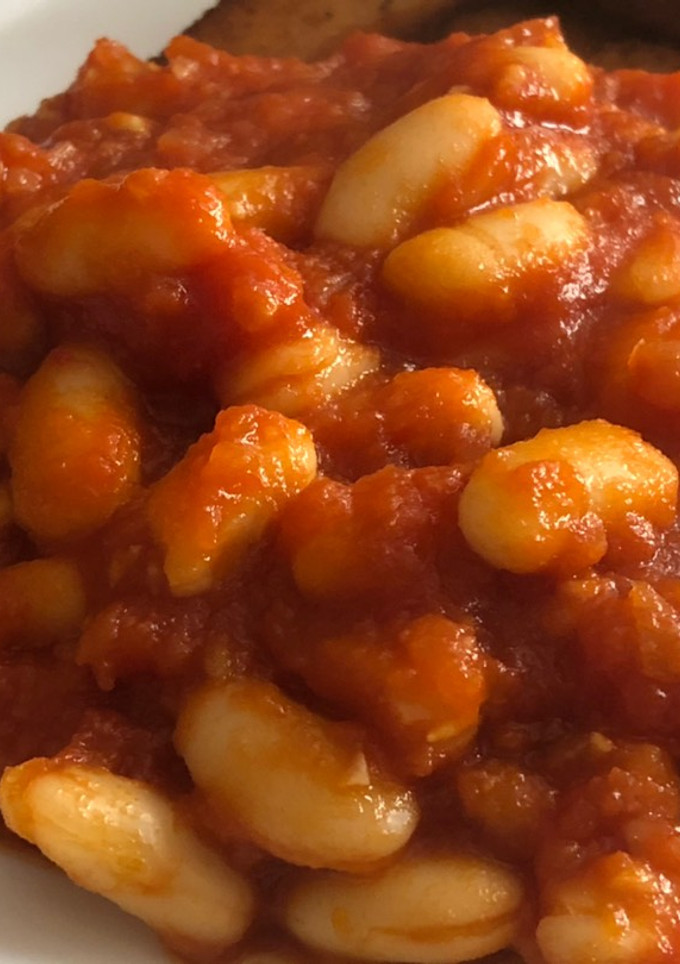 Una foto de Baked beans