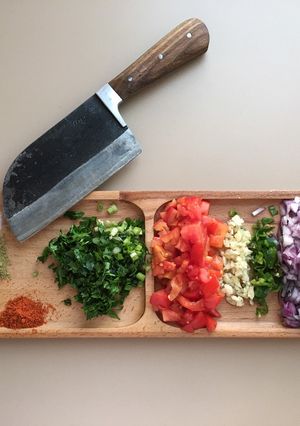 عکسی از دستور ساندویج تخم مرغ تند و آتشی