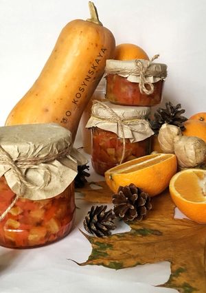 Фото Варенье из тыквы 🎃 с апельсином 🍊 и лимоном 🍋.