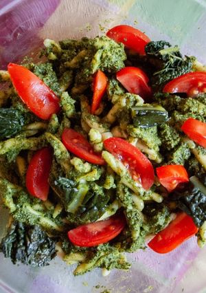 A picture of Vegan Kale Pesto.