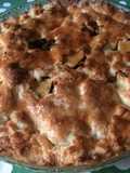 Pastel de manzana y arándanos (sin gluten)