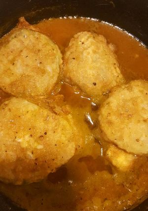 Una foto de Güisquiles con queso