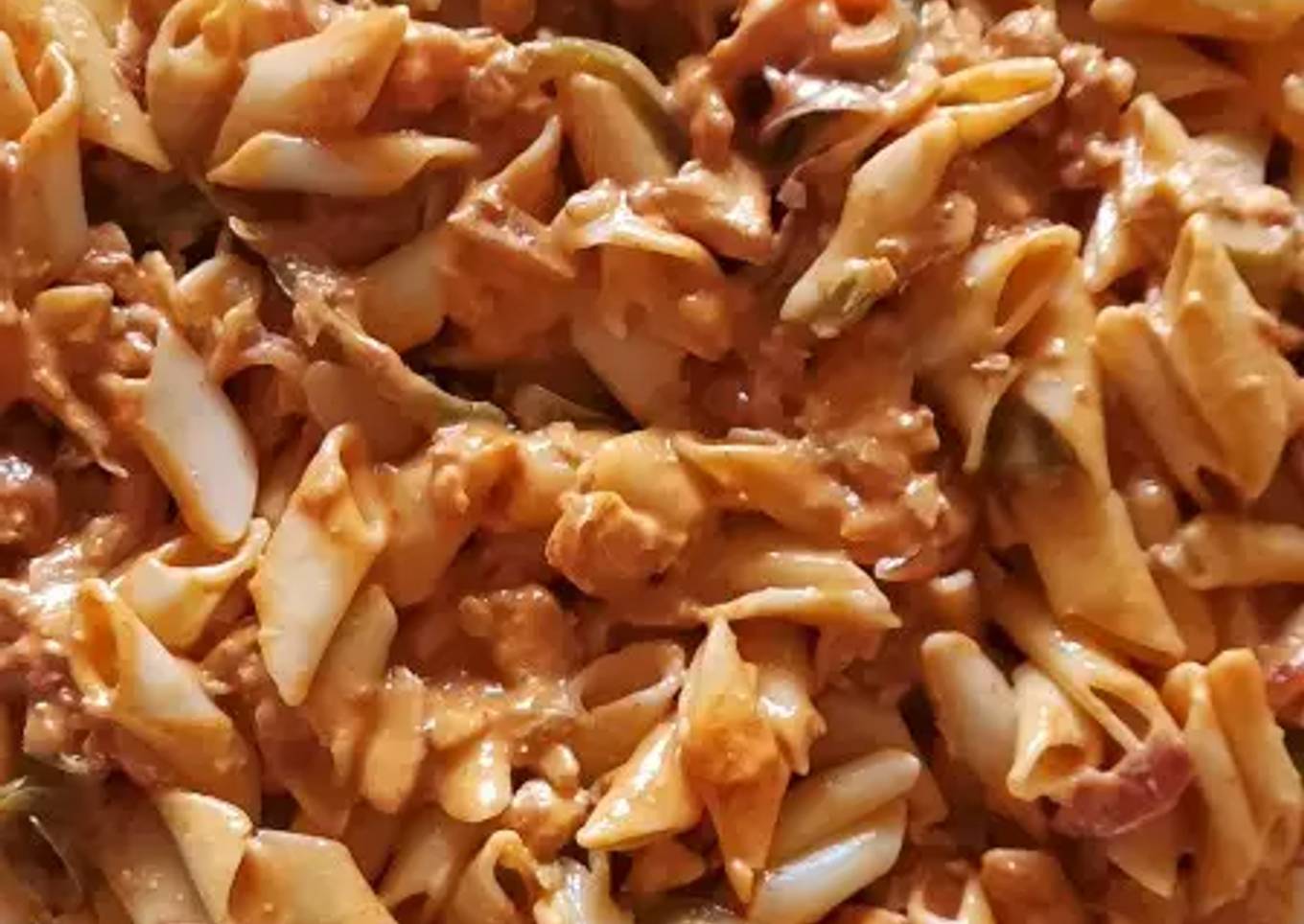 Red sauce pasta