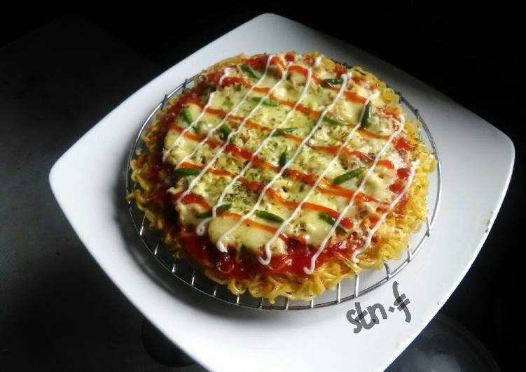 Cara Gampang Membuat Pizza mie #06 #BikinRamadhanBerkesan yang Menggugah Selera