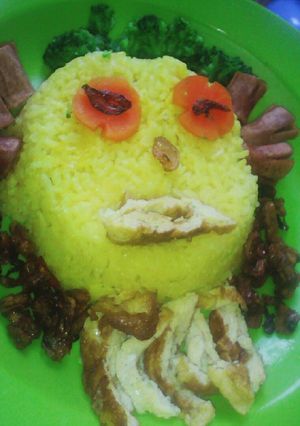 Foto resep Nasi kuning bento magiccom