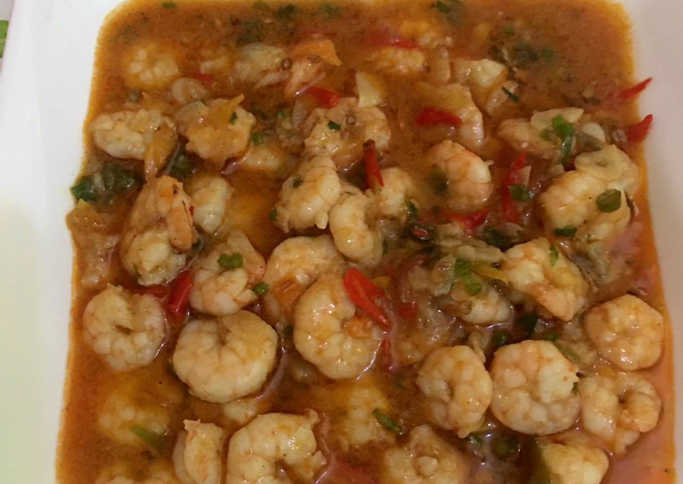Udang Pedas Sederhana
