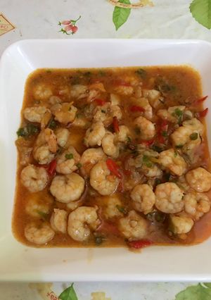Foto resep Udang Pedas Sederhana