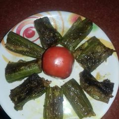 A picture of Stuffed Snake gourd.