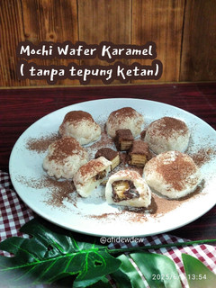 Foto resep *Mochi Wafer Karamel (tanpa tepung ketan)*