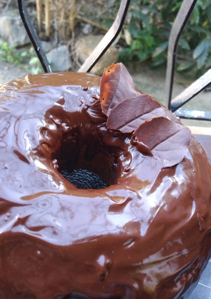 Una foto de Torta de naranja con cobertura😋