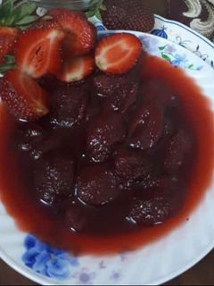 صورة لوصفة مربى الفريز 🍓🍓