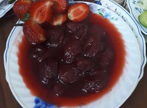 صورة لوصفة مربى الفريز 🍓🍓