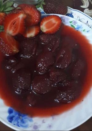 صورة لوصفة مربى الفريز 🍓🍓