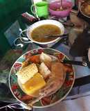 Sopa/sancocho de gallina criolla