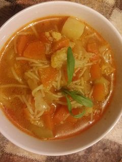 صورة لوصفة شوربة خضار