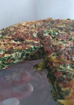 Una foto de Tortilla de verduras