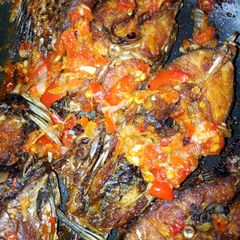 A picture of Peppered Tilapia fish.