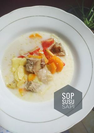 Foto resep Sop Susu Sapi Sederhana