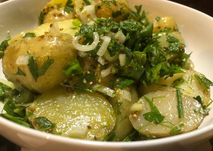 Simple Way to Make Speedy Potato Salad with Mustard &amp; Herbs