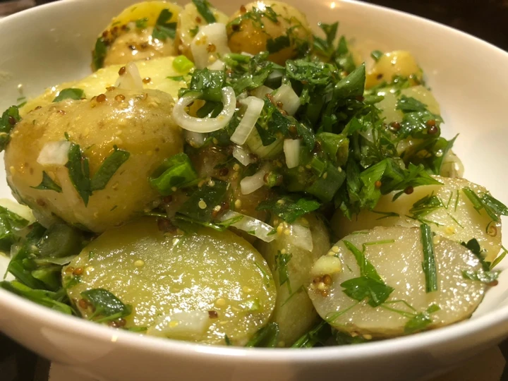 Easy Steps to Prepare Potato Salad with Mustard &amp;amp; Herbs the Perfect Delicious