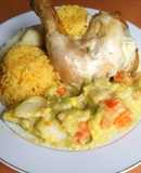 Pollo al horno gratinado