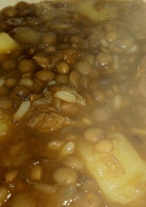 Una foto de Guiso de lentejas