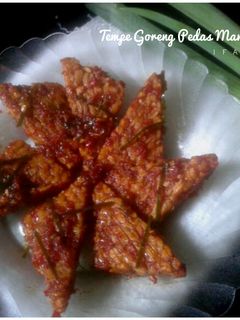 Foto resep Tempe Goreng Pedas Manis Daun Jeruk