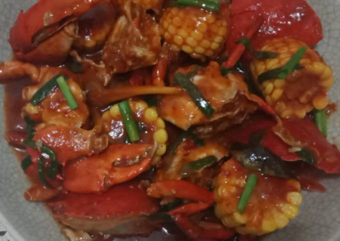 Resep Kepiting saus padang campur jagung oleh Yati Rzh