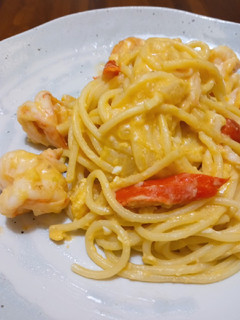 Foto resep 15. Salted Egg Yolk Spaghetti (Pasta kuning telur asin)