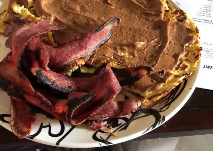 Protein Shake Pancakes and Bacon Recipe