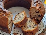 Budín de banana y chocolate