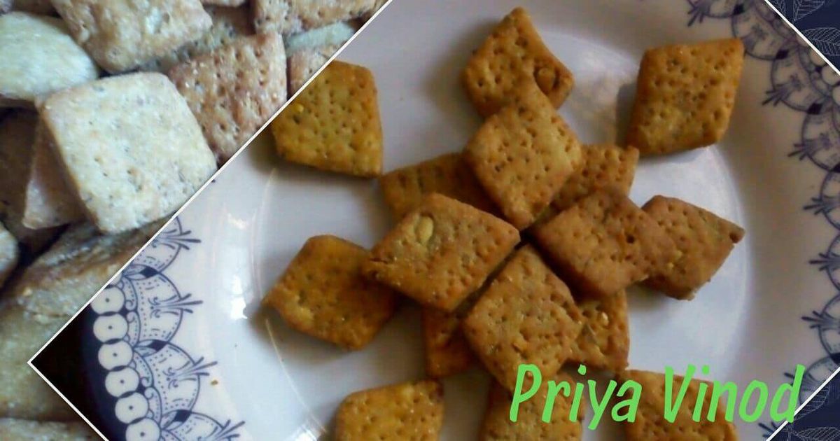 Multigrain Mathri Multigrain Peanuts Rawa Mathri Recipe by Priya Vinod Dhamechani - Cookpad